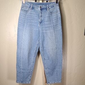 On 34TH Light Blue Women's Barrel Ankle Jeans Size 12